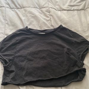 Black crop top